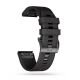 Tech-Protect Smooth Strap für Garmin Fenix ​​​​3 / 5X / 3HR / 5X Plus / 6X / 6X Pro / 7X - Schwarz