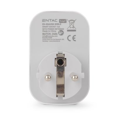 Entac ES-SSAUSB-WIBLE Netzsteckeradapter Weiß