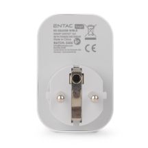 Entac ES-SSAUSB-WIBLE Netzsteckeradapter Weiß