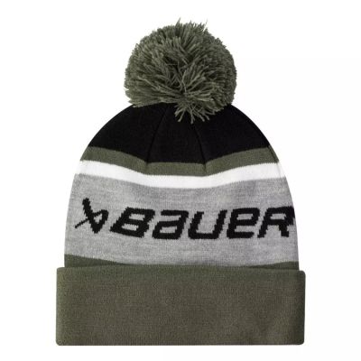 2. Bauer Intermediatearsia Strickmütze mit Bommel für Senioren – Wintermütze