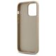 7. DKNY Quilted Stack Logo iPhone 14 Pro Hülle – Beige