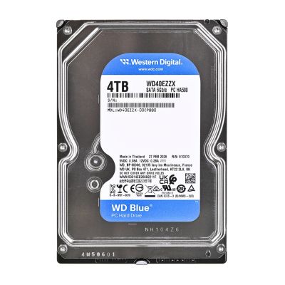 3. WD Blue WD40EZZX HDD (4 TB ; 3,5"; 256 MB; 5400 U/min)
