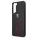6. Ferrari FEOSIHCS21MBK S21+ G996 schwarz/schwarz Hardcase Off Track Leather Nylon Stripe