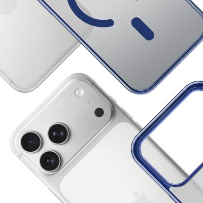 6. 3mk Frosty MagCase für iPhone 17 Pro Max – Blau