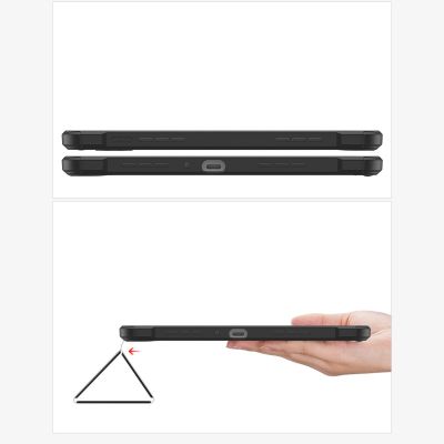 22. Dux Ducis Toby Armored Flip Smart Case für Oppo Pad mit Stifthalter Schwarz