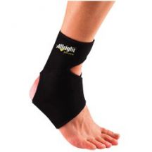 ALLRIGHT für alle Sportler behilfliche Knöchelstütze aus Neopren in schwarz