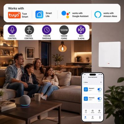 9. QOLTEC LICHT-EIN/AUS-SCHALTER | 1-KANAL | WLAN | TIMER | TUYA | WEISS