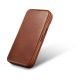 7. iCarer CE Oil Wax Premium Leather Folio Case iPhone 14 Plus magnetische Klapphülle MagSafe braun (AKI14220707-BN)