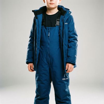 3. Trollkids Kids Nordkapp Pants Wintersporthose für Mädchen/Jungen, Marineblau (902-142)