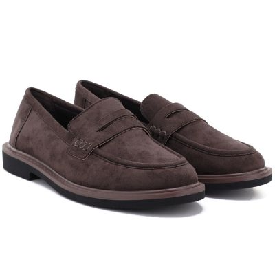 8. Damen-Wildlederschuhe Lords, braun, Vinceza 62335