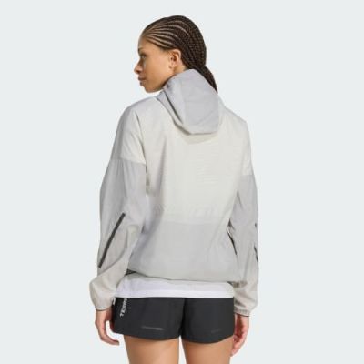 3. Damenjacke adidas TERREX Xperior CLIMA365 Light Windweave Jacket – Black/White, Größe: S