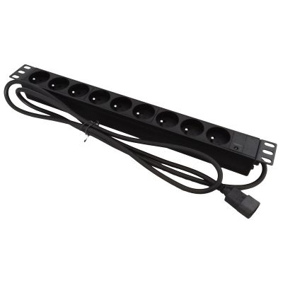A-LAN PZ09U Steckdosenleiste (9 x UTE; 1,8 m; schwarz)