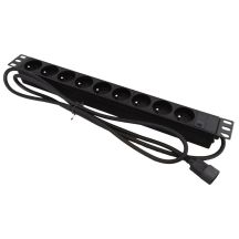 A-LAN PZ09U Steckdosenleiste (9 x UTE; 1,8 m; schwarz)