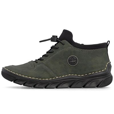 3. grüne Damen-Ankle-Boots Rieker 55071-54