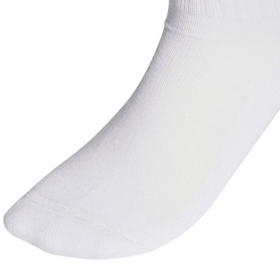 3. adidas Linear Crew gepolsterte Socken, 3 Paar, weiß, KD1716