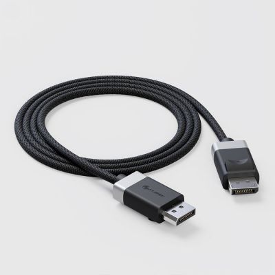 2. ALOGIC FUDP2-SGR DisplayPort-Kabel 2 m Grau, Schwarz