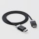 2. ALOGIC FUDP2-SGR DisplayPort-Kabel 2 m Grau, Schwarz