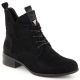 11. Damen-Boots mit Schnürung und Reißverschluss, warm gefüttert, schwarz M.Daszyński SA198-24