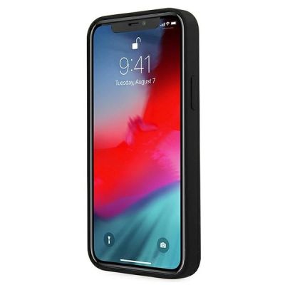5. Guess GUHCP12SLSVSBW iPhone 12 mini 5.4" schwarz-weißes Hardcase Silikon Vintage
