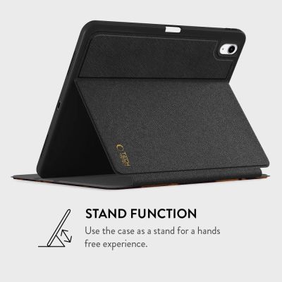 4. Tech-Protect Lamano Hülle für iPad 10,9" (10/2022) und 11" (11/2025) – braun und schwarz