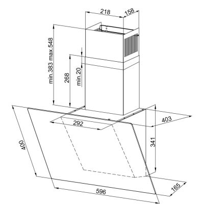 4. MAAN Rodo Mini 60 Wandhaube schwarz