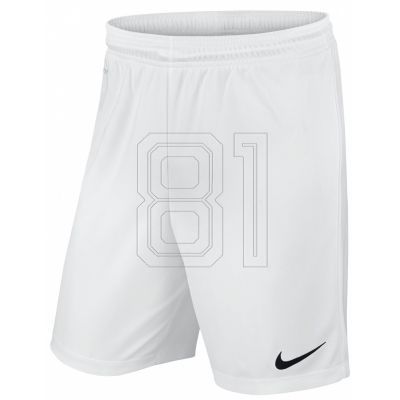 Nike Park II Herren Fußballshorts in weiß und schwarz