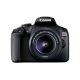 Canon EOS 2000D + EF-S 18-55mm f/3.5-5.6 III DSLR-Kit (24,1 MP CMOS, 6000 x 4000 px, Schwarz)