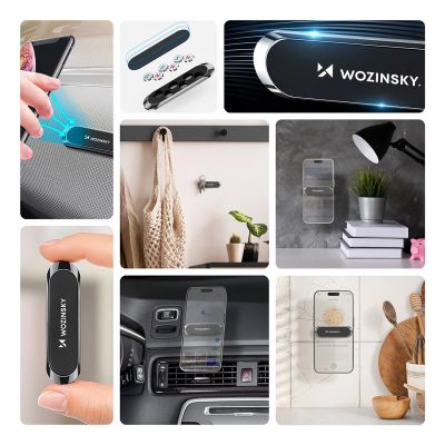 2. Wozinsky magnetische Armaturenbretthalterung, schwarz (WMH-01)