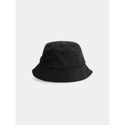 3. 4F Damen Cord Bucket Hat 4FAW22ACAPF118-83S Schwarz