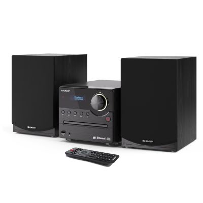 2. Sharp XL-B517D(BK) Mikro-HiFi-System, CD/FM/USB/Bluetooth v5.0, Aux-Eingang, 45 W, Schwarz | Sharp | Mikro-HiFi-System | XL-B517D(BK) | USB-Anschluss | Aux-Eingang | Bluetooth-Konnektivität | CD-Player | Schwarz | FM-Radio | Drahtlose Verbindung