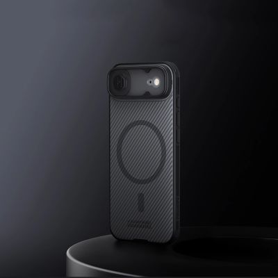 7. Nillkin CamShield Pro MagSafe-kompatible Hülle für iPhone 17 Air – Transparent Schwarz