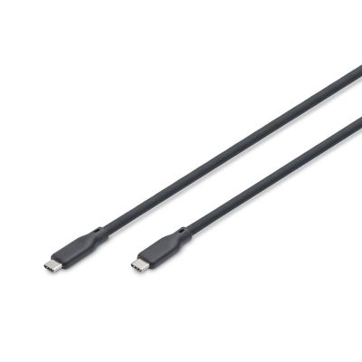 Digitus Silikon-USB-Kabel, USB 5 Gbit/s, 2 m, Schwarz