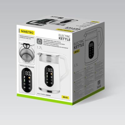 5. Elektrischer Wasserkocher 1,7 l 2220 W MR-023-GREEN MAESTRO