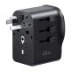 4. Ugreen S550 65W Universal-Reiseadapter – Schwarz