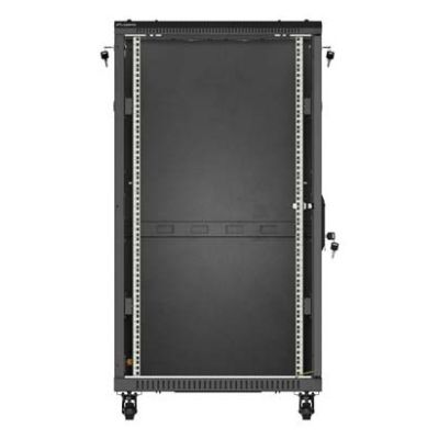 7. Lanberg FF01-6022-12B 22U Rack, freistehend, schwarz