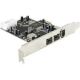 Delock PCI Express Karte > 2 x externe FireWire B + 1 x externe FireWire A