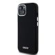 2. DKNY Flüssigsilikon-Hülle mit kleinem Metalllogo und MagSafe-Funktion für iPhone 15 / 14 / 13 – Schwarz