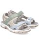3. Bequeme Damen-Sportsandalen mit Klettverschluss, farbenfroh, Rieker 68866-94