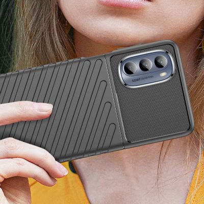 5. Thunder Case für Motorola Moto G62 5G Silikonschutzhülle schwarz