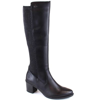 7. Rieker Isolierstiefel mit Gummizug, Leder W Y2050-00 RKR638