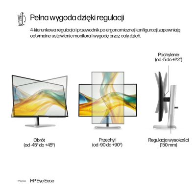 9. HP S5 PRO 527PQ 27" QHD (2560x1440) FHD IPS 350n 5ms DP HDMI USB-B HAS 3/3/0