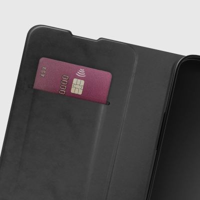 5. SBS Wallet Smooth Case für iPhone 16e / 17e mit Klappdeckel – Schwarz