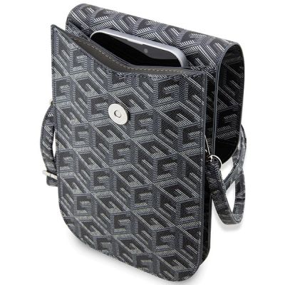 4. Guess Handtasche GUWBHGCFSEK schwarz/schwarz GCube Stripe