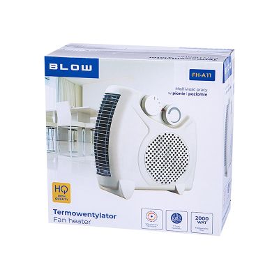 3. BLOW Heizlüfter 2000 W FH-A11 FARELKA weiß, vertikal/horizontal