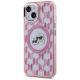2. Karl Lagerfeld IML Monogram Karl & Choupette Head MagSafe-Hülle für iPhone 15 – Rosa