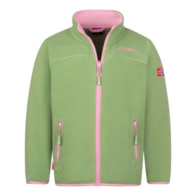 3. Trollkids Mädchen Bryggen 3in1 Jacke Malvenrosa/Pistaziengrün/Wildrose (419-242)