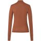 3. Damen-Thermoshirt mit langen Ärmeln und Mock-Kragen SUPER.NATURAL W Tundra 175 Turtleneck Flear, braun