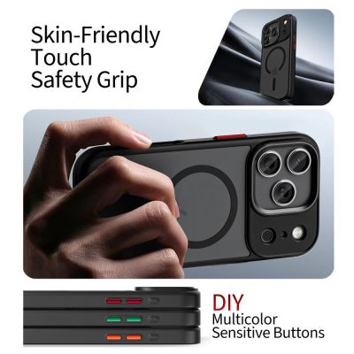 4. Tech-Protect MagMat XT 4er-Set MagSafe Case für iPhone 17 Pro - Mattschwarz
