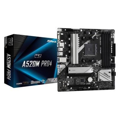 2. Asrock A520M PRO4 Mainboard
