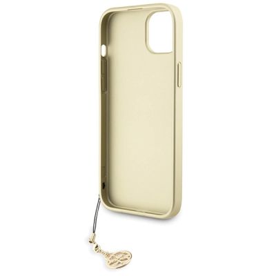 7. Guess 4G Charms Collection Hülle für iPhone 15 Plus – Grau